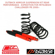 OUTBACK ARMOUR SUSPENSION KIT REAR EXPD FITS MITSUBISHI CHALLENGER PB 08+
